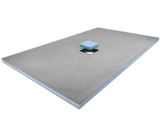 ProWarm™ Wetroom Shower Tray (Square Centre Drain)