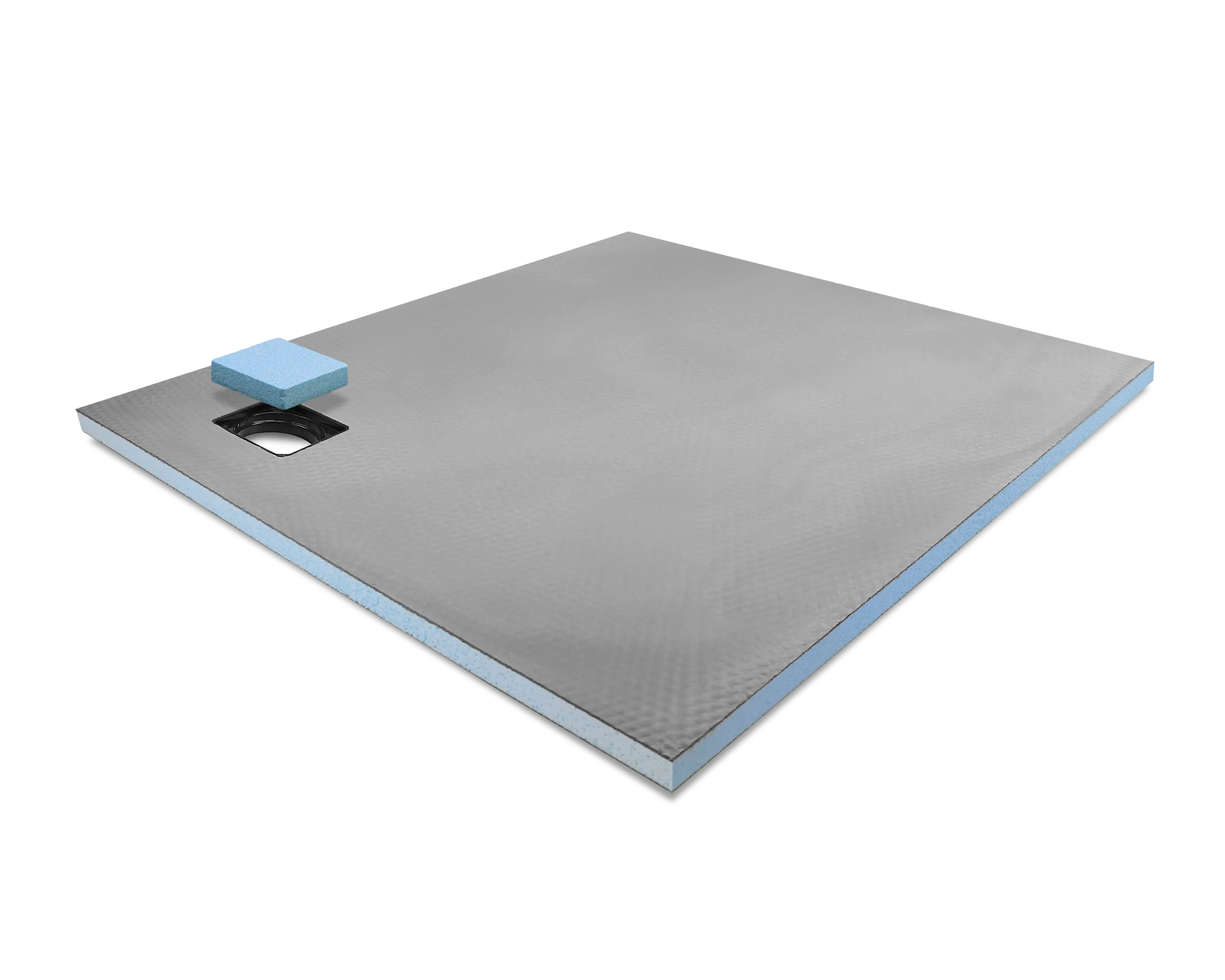 ProWarm™ Wetroom Shower Tray (Square Corner Drain)