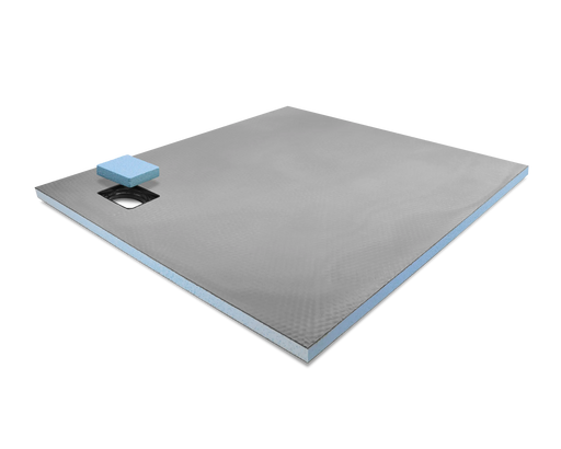 ProWarm™ Wetroom Shower Tray (Square Corner Drain)