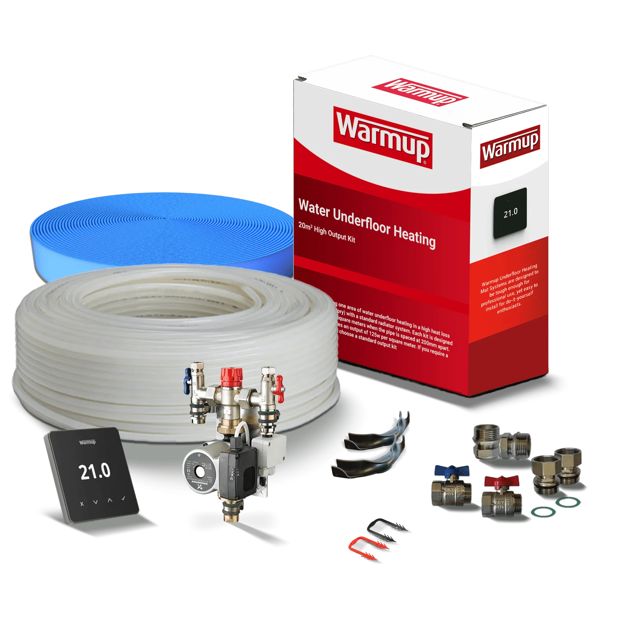 Warmup Clypso High Output Water Underfloor Heating Kit