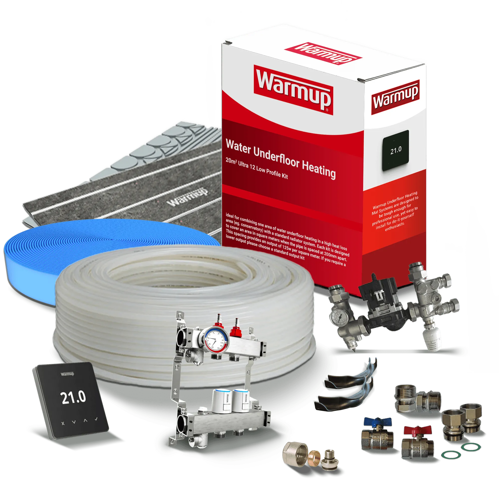 Warmup VLo Ultra-12 Water Underfloor Heating Low Profile