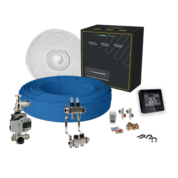 Floorwarmers Multi Room Water Underfloor Heating Kit