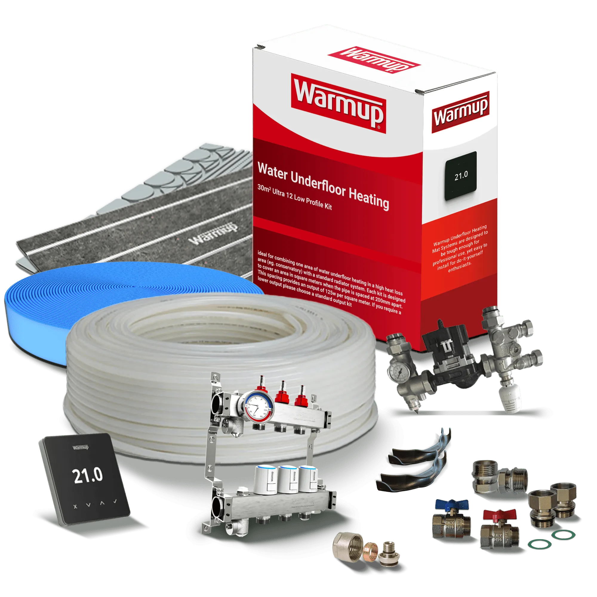 Warmup VLo Ultra-12 Water Underfloor Heating Low Profile