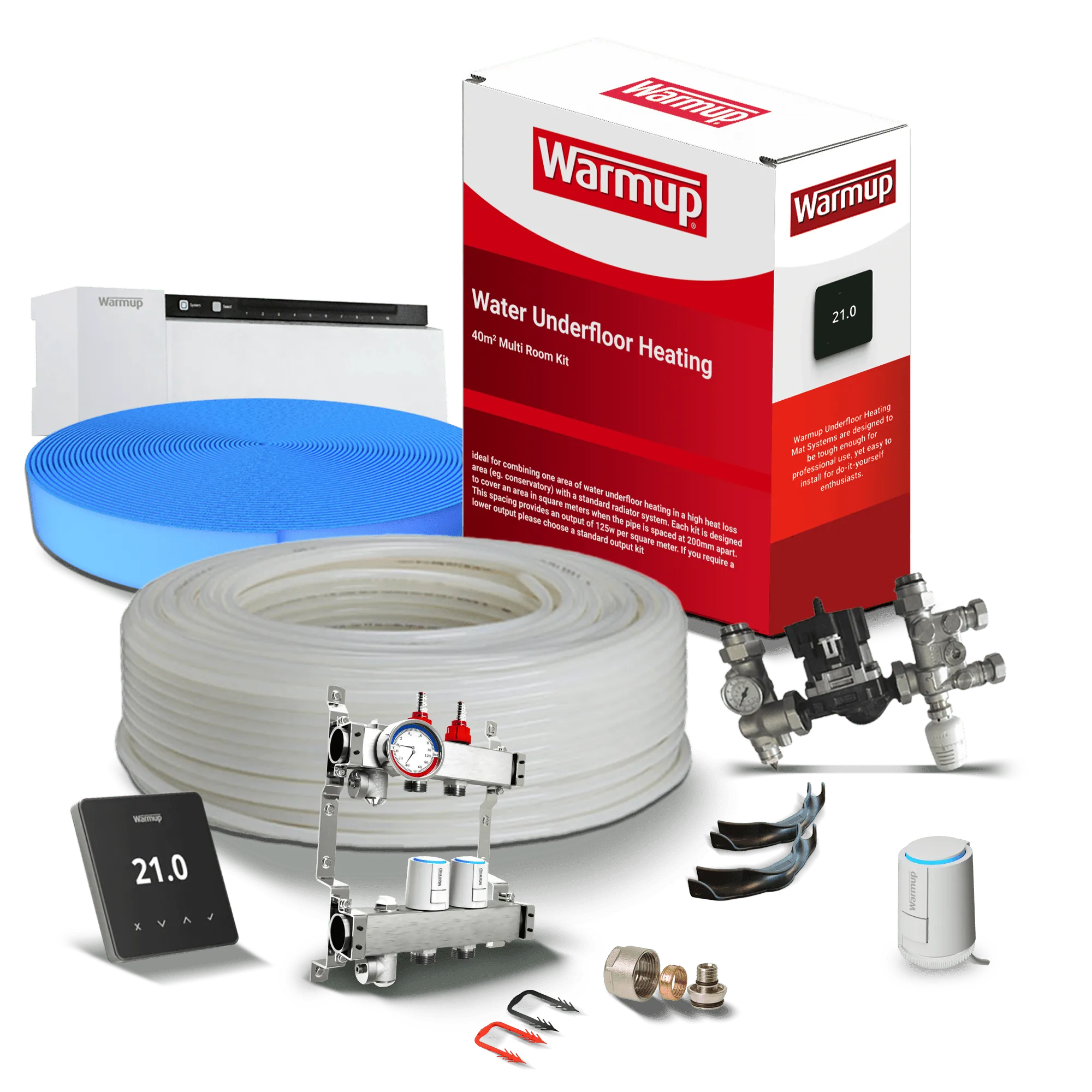 Warmup Clypso Multi Room Water Underfloor Heating Kit