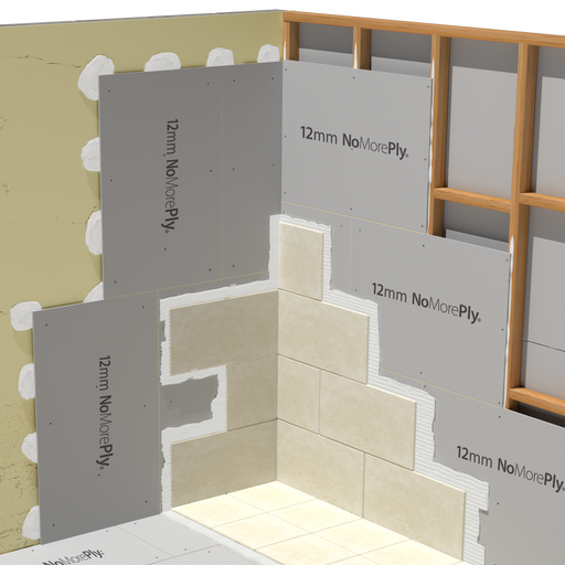 NoMorePly 12mm Tile Backer Board