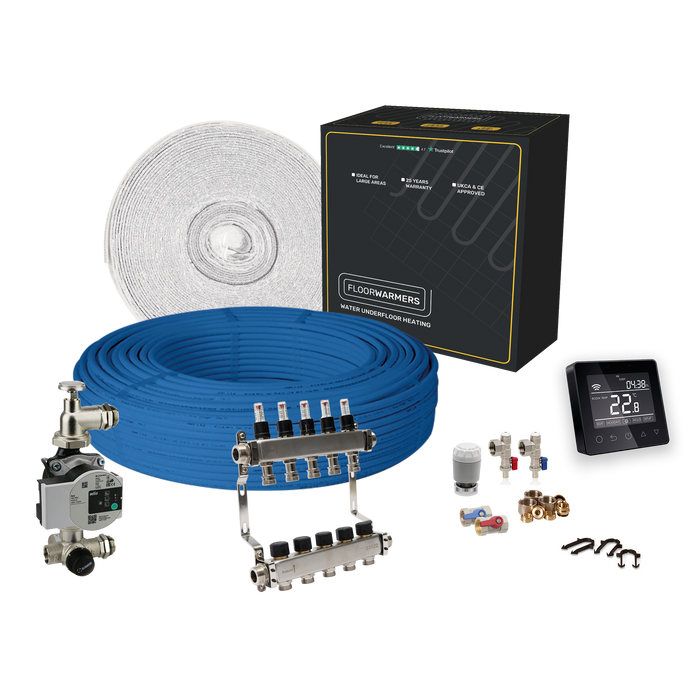 Floorwarmers Multi Room Water Underfloor Heating Kit