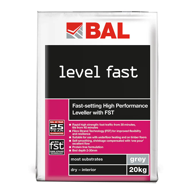 BAL Level Fast Self Levelling Compound - 20kg