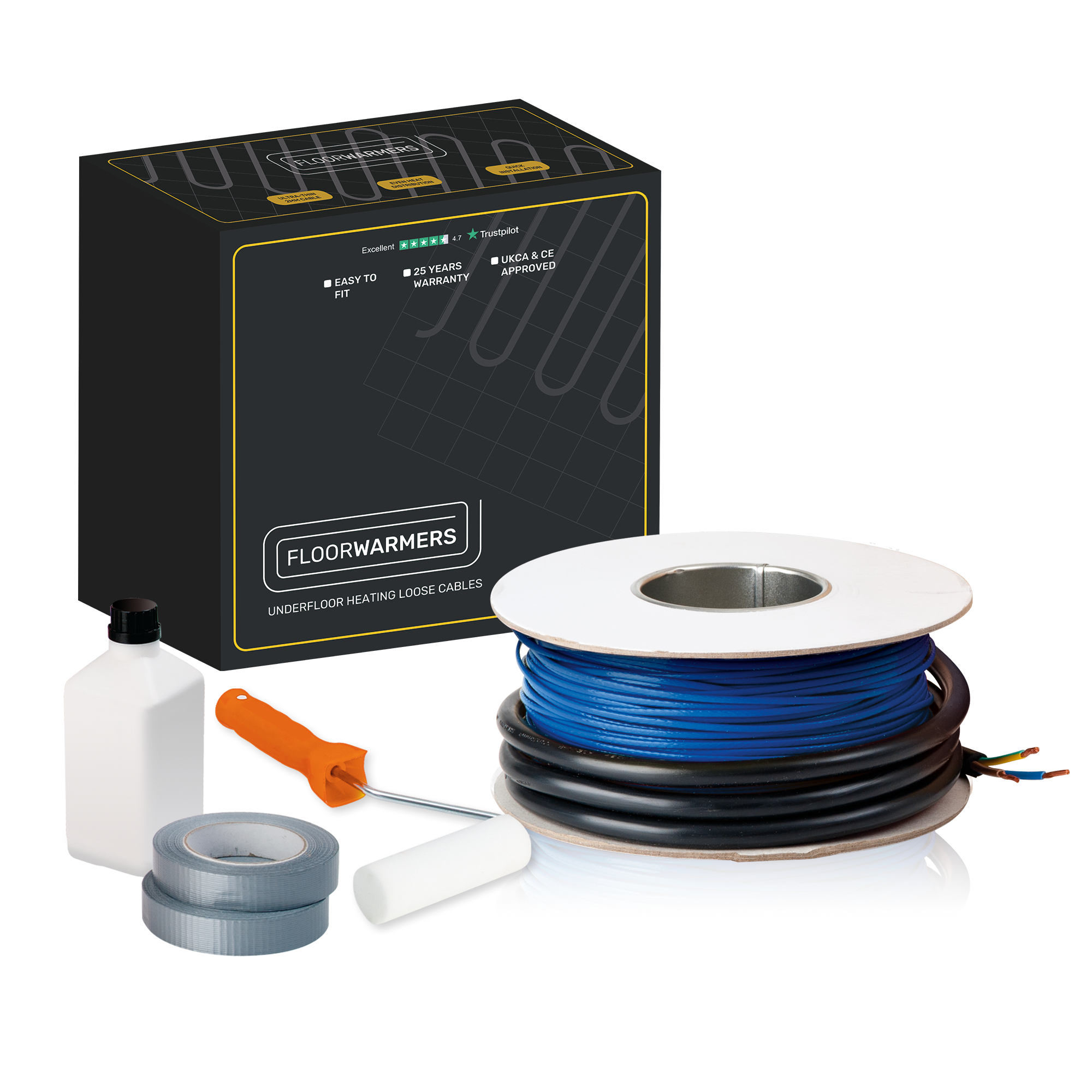 Ufh Cost Per M2 Electric Underfloor Heating Cable, Floorwarmers