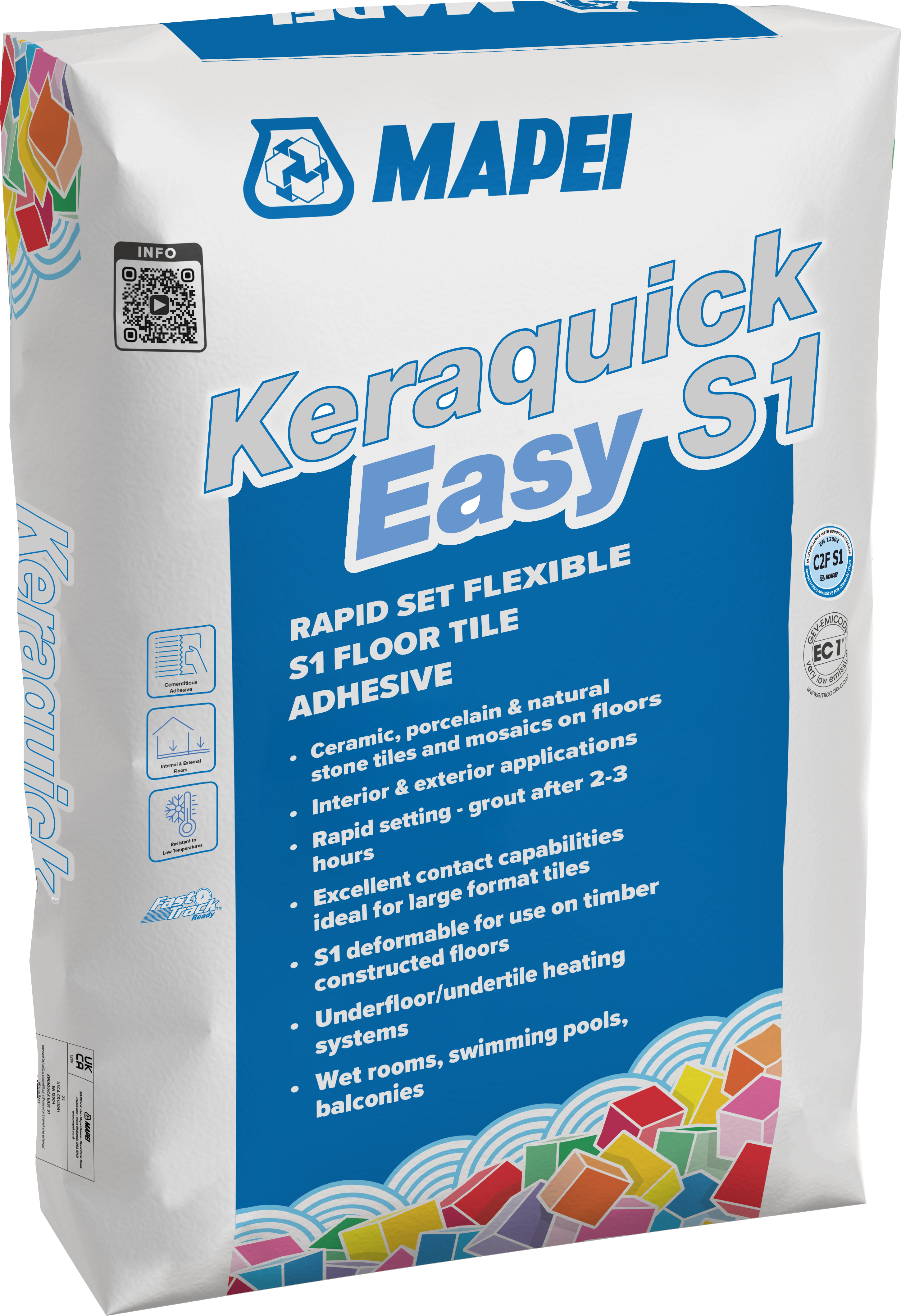 Keraquick Easy S1  Rapid Set Flexible Adhesive - 20 Kg