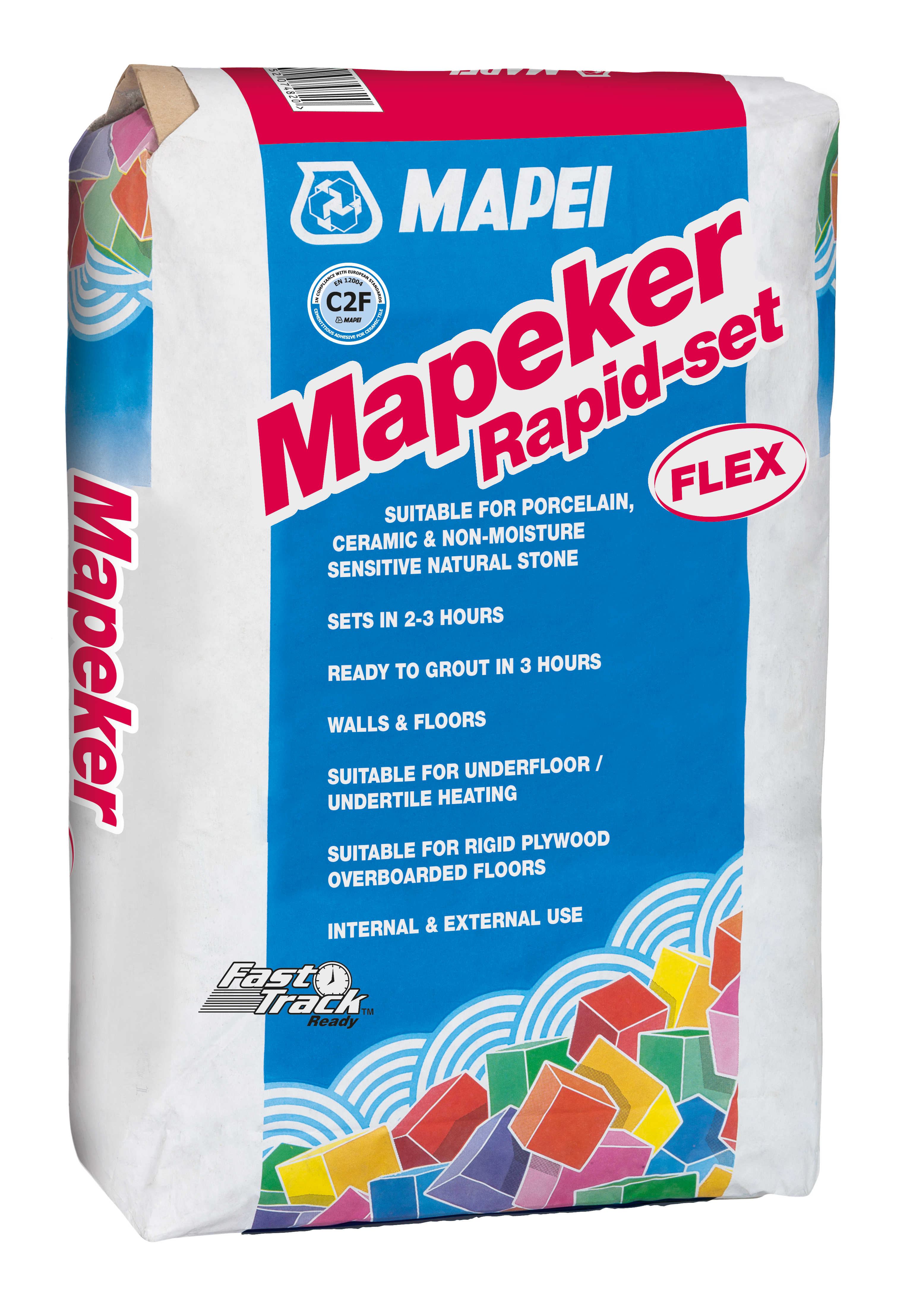 Mapei Mapeker Rapid Set Flexible Tile Adhesive Grey - 20kg