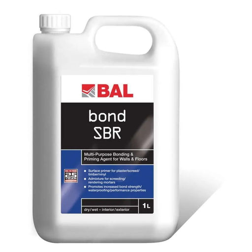 BAL Bond SBR Bonding Agent Primer 1L - Underfloor Heating Direct