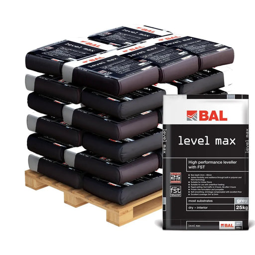 BAL Level Max Leveller - Fibre Strand - Pallet 40 Bags - Underfloor Heating Direct