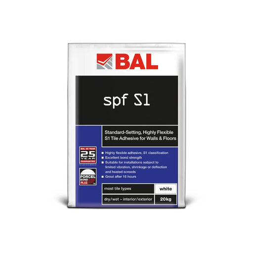 BAL SPF S1 Tile Adhesive - Underfloor Heating Direct