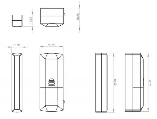 Heatmiser Window/Door Contact Sensor