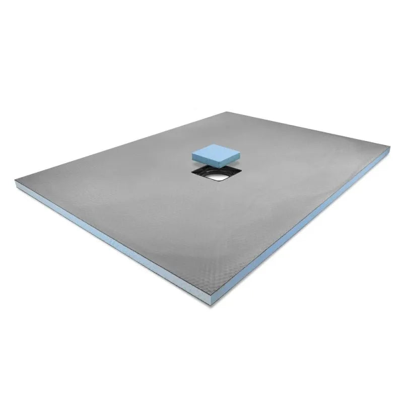 ProWarm™ Wetroom Shower Tray (Square Centre Drain)
