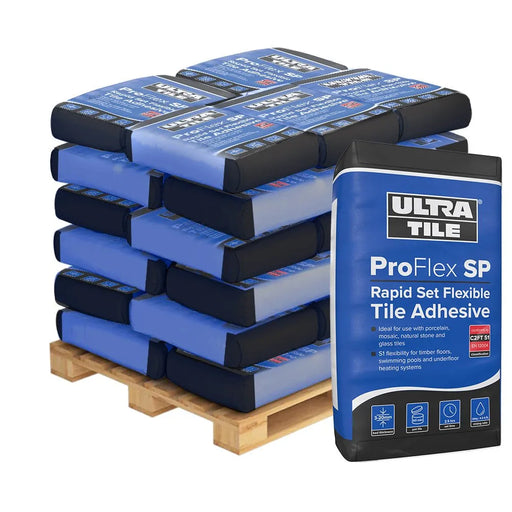 UltraTile ProFlex SP Rapid Setting Tile Adhesive - Pallet 54 Bags - Underfloor Heating Direct