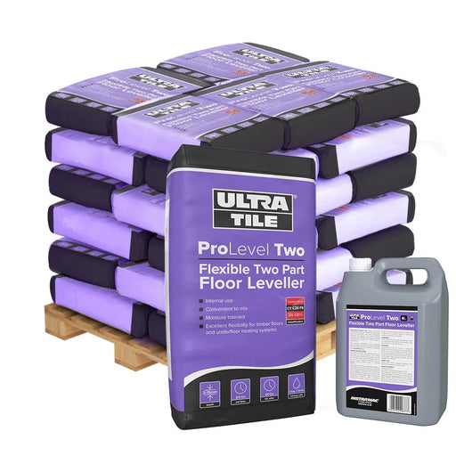 UltraTile ProLevel Two 2-Part Floor Leveller - Pallet 48 Bags - Underfloor Heating Direct