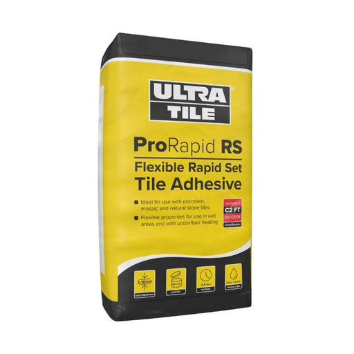 UltraTile ProRapid Flexible Tile Adhesive - Underfloor Heating Direct