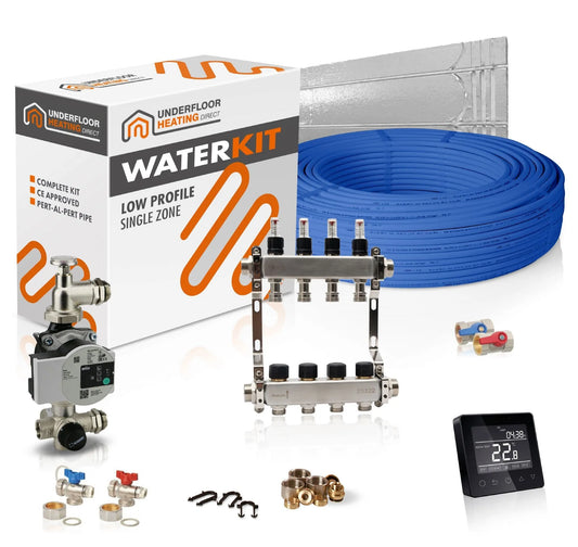Water Underfloor Heating Kit - 16mm LoFlo LITE Dual Overlay - Underfloor Heating Direct