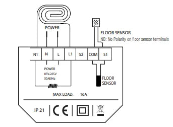 WiFi Smart Thermostat - Underfloor Heating Direct